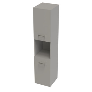 Two Door 350mm Bathroom Tower