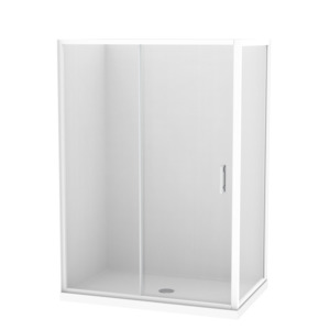 Acrylic Wall Showers: Cezanne 1400x900 2 Sided Sliding Door Acrylic Wall Shower
