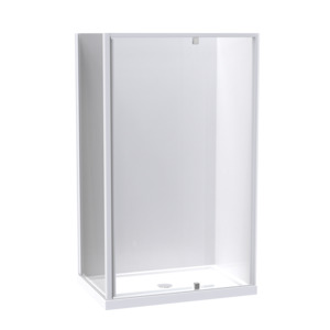 Sierra 800x1200 2 Sided Pivot Door Acrylic Wall Shower
