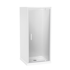 Acrylic Wall Showers: Pacific Square 3 Sided Pivot Door Acrylic Wall Shower