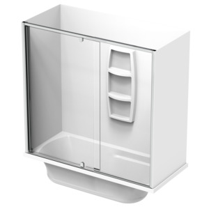 Matisse Enclosure Acrylic Wall Shower over Bath