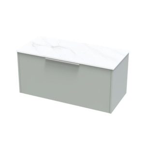 Nikau Collection: Nikau Pro Arctic 1000 Single Drawer Wall Vanity