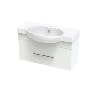Raglan Collection: Raglan 900 Single Drawer Wall Vanity