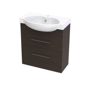 Raglan 750 Double Drawer Floor Vanity