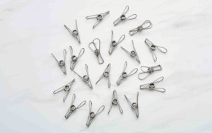 Accessories: 20 x Stainless Steel Clothes Pegs