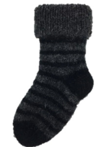 Childrenswear: Kids Striped Possum Merino Socks Ages 0 - 4 years