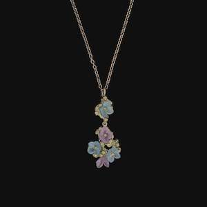 Michael Michaud: Blue Hydrangea Drop Pendant