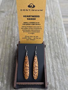 Heartwood: Heartwood Earrings - Long