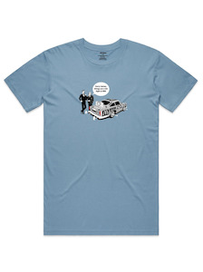 Pre Order: PRE ORDER Sorry James Men's T-Shirt in Mid Blue