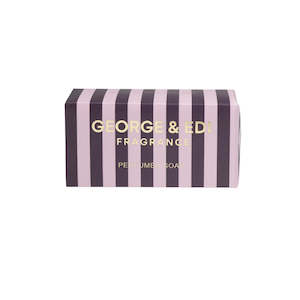 George And Edi: Ebony Triple Milled Perfumed Soap