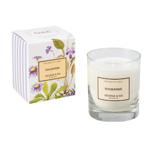 George And Edi: George & Edi - Rhubarbe Candle
