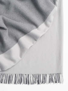 Sale Blankets: Fiord Throw in Ash