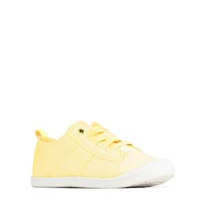 Vail Low Top Summer Sneaker in Lemon - Size 38