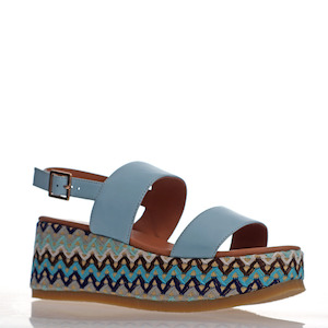 Sale Footwear: Arty Espadrilles in Powder Blue - Sizes 40, 41