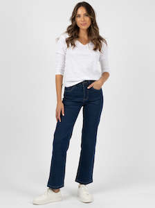 Denim: Jester Jeans in Dark Blue - Last Pair Sz 10