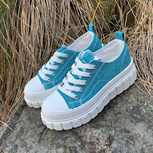 Runna Aqua Textile Sneaker