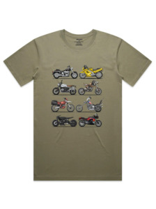 Movie Motorcycles Men's T-Shirt in Eucalyptus