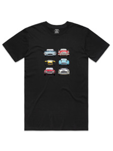 Mens Gift: UK Sports Car Grills Men's T-Shirt in Black