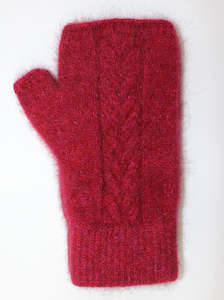 Possum Merino Cable Mitten