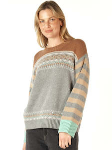 Fairisle Jumper in Goose