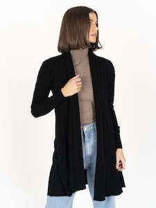 Jumpers And Cardigans: Aruba Cardigan in Black