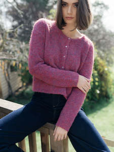 Jumpers And Cardigans: Nellie Cardi in Berry