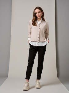 Rosalind Cardigan in Bone