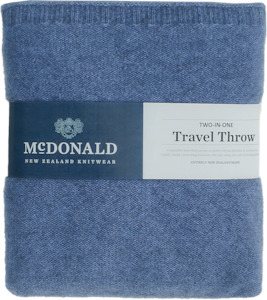 Possum And Merino Knitwear: Travel Throw in 3 colours