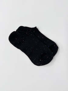 Stella + Gemma Black Speckled Socks