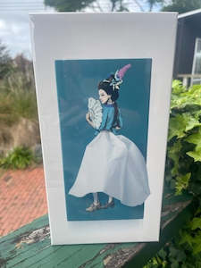 Tissue Up Girl in Teal - Marie Antoinette