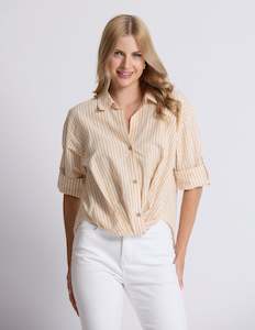 Stella And Gemma: On Repeat Blouse in Sun Stripe