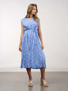 Ripple Dress in Sky