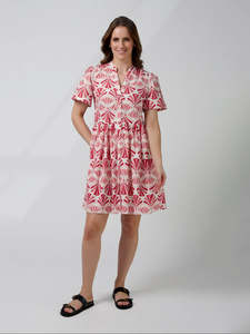 Toni Dress - Sorbet in Sicily