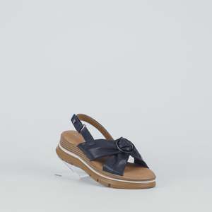 Shoes: Fresco in Navy Nappa