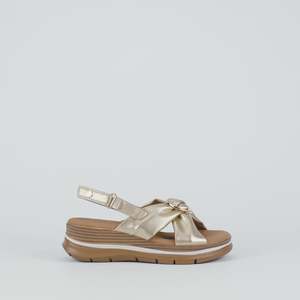 Shoes: Fresco in Champagne Nappa