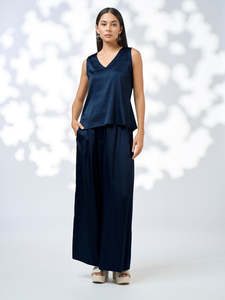 Shirts And Tops: Demi Tank in Indigo