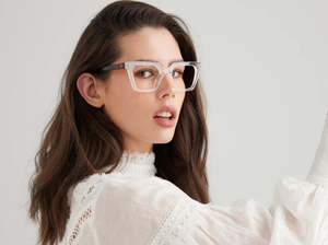 Reading Glasses: Mia reading Glasses in Crystal