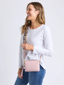 Elm: Compact Crossbody Bag in Pink