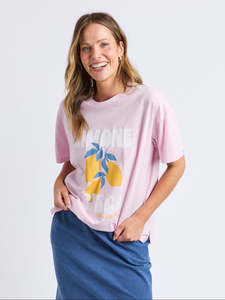 Limone Fresco Tee in Pink