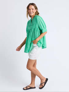 Monty Short Sleeve Shirt in Green