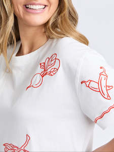 New Arrivals: Paradise Tee in Vintage White