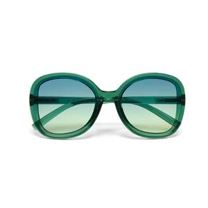 Sunglasses: Anna Sunglasses in Transparent Green