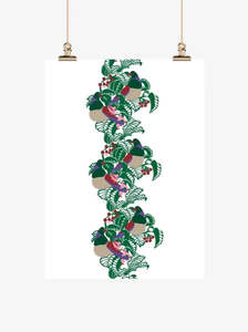 Tea Towel: Kereru Tea Towel by Ali Davies