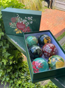 NZ Flora Christmas Baubles Set of 6