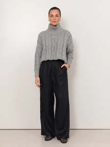 New Arrivals: Tegan Cable Knit Jumper in Grey