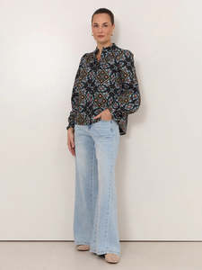New Arrivals: Lilian Embroidered Shirt (Print)