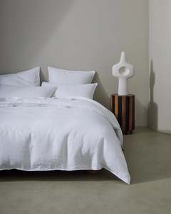 Weave Home: Ravello Flat Sheet White