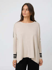 Stella And Gemma: Farah Knit in Natural