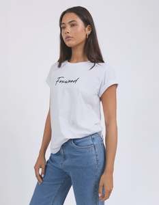 New Arrivals: Foxwood Signature Tee in White