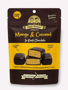 Mens Gift: Potter Brothers Mango Coconut In Dark Chocolate